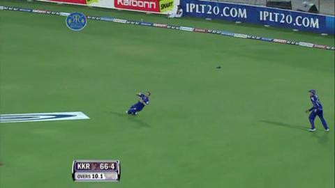 Match 7 RR vs KKR – Pathan's Wicket