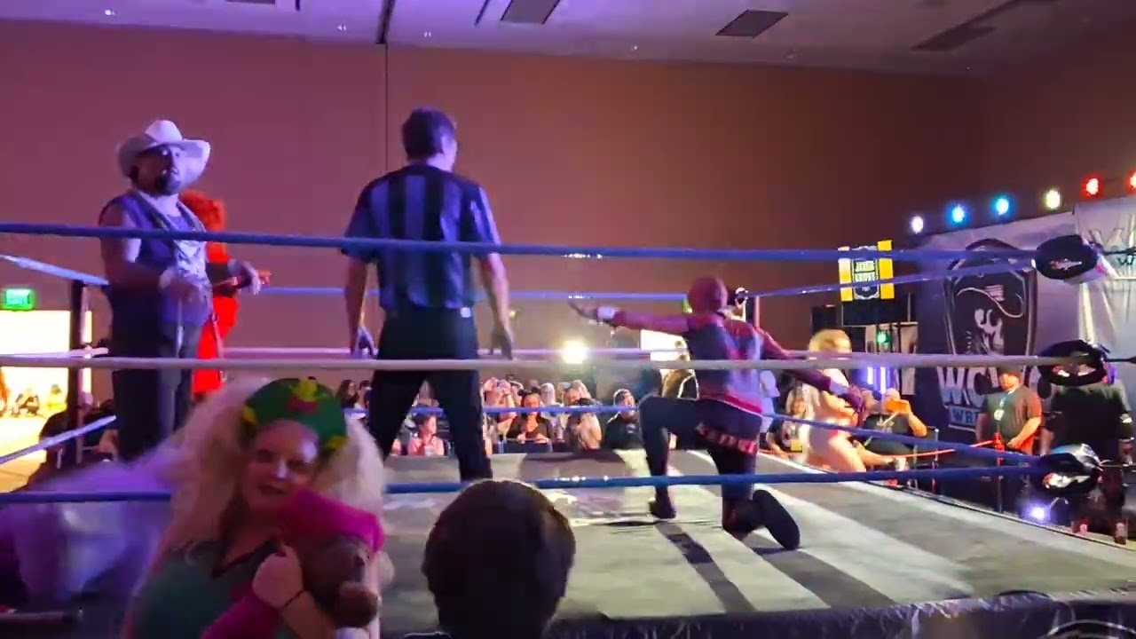 Madman Pondo & Rob Katchem vs Savage Pogo & Spidey-Kripke (Texas Tornado Tag) - WCWO PopCon 5/9/26