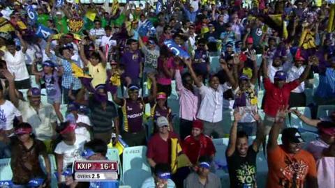 Match 17 KKR vs KXIP – Gilchrist's Wicket background