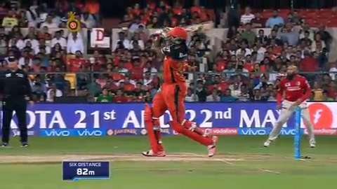 M50: RCB vs KXIP – YES Bank Maximum Sixes – Chris Gayle