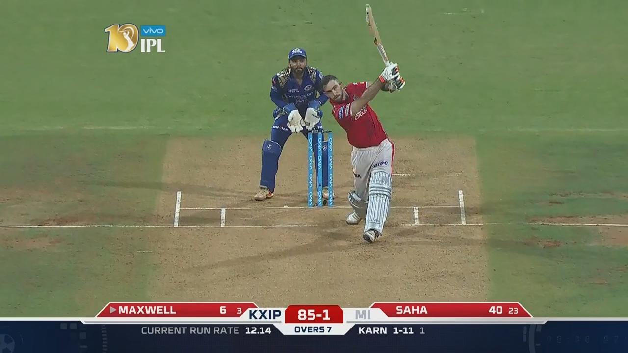 M51: MI vs KXIP – Glenn Maxwell Six