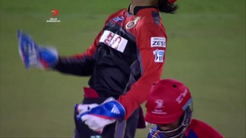 M56: DD vs RCB – Sanju Samson Wicket