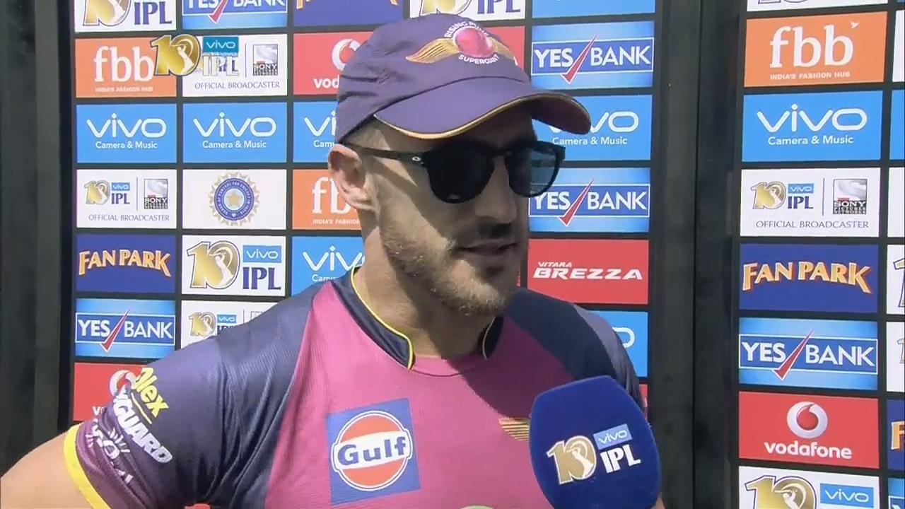 M24: RPS vs SRH – Faf du Plessis Interview