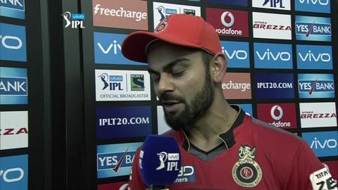 M19: GL vs RCB – Virat Kohli Interview background