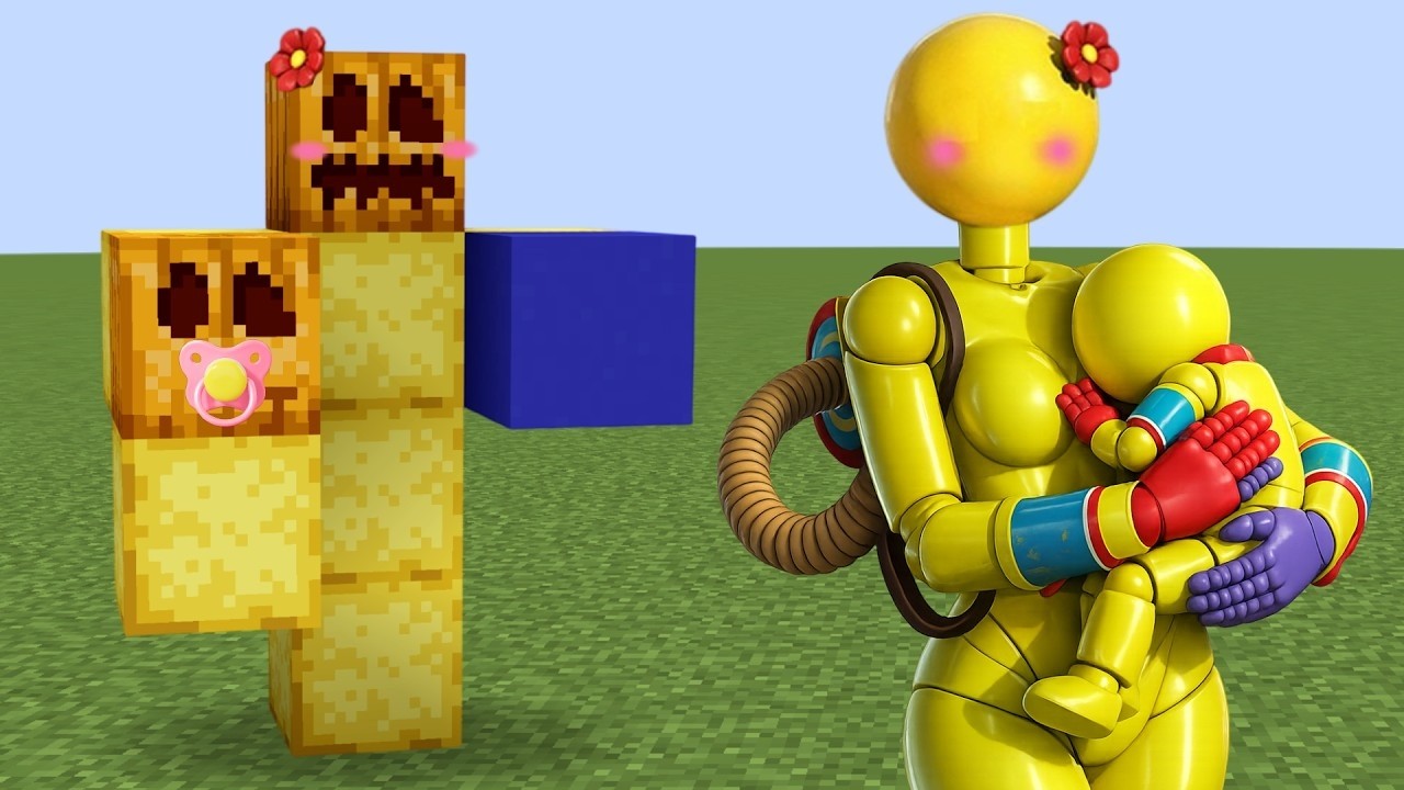 Poppy Playtime THE PLAYER GIRL BABY Addon in Minecraft PE