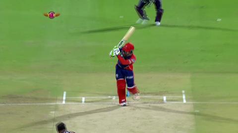 M49: RPS vs DD – Quinton de Kock Wicket background