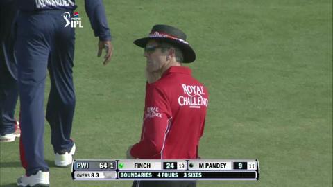 M71: PWI vs DD – Aaron Finch Six background