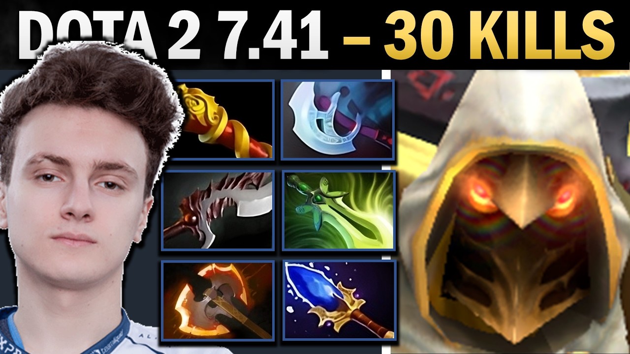Juggernaut Dota 2 7.41 with 30 Kills and Manta - Dota 2 Gameplay