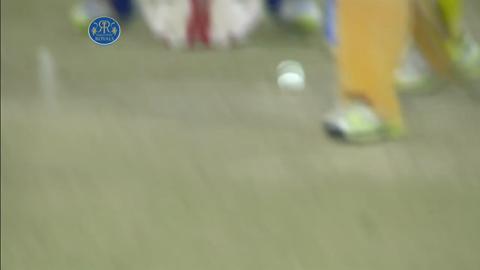 M10: RR vs CSK – MS Dhoni Wicket