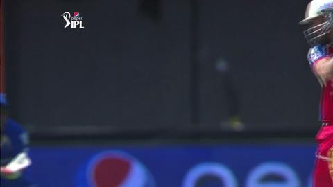 M14: RR vs RCB – AB de Villiers Wicket