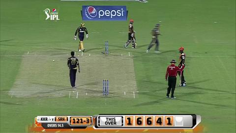 M54: KKR vs SRH – Venugopal Rao Wicket