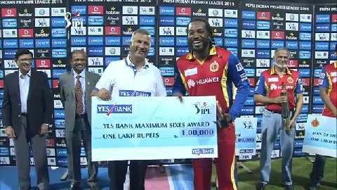 M33: RCB vs KKR – Yes Bank Maximum Sixes