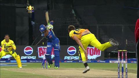 M76: CSK vs MI – Aditya Tare Wicket background