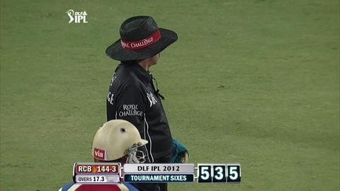 Match 57 PWI vs RCB – Tiwary's Six background