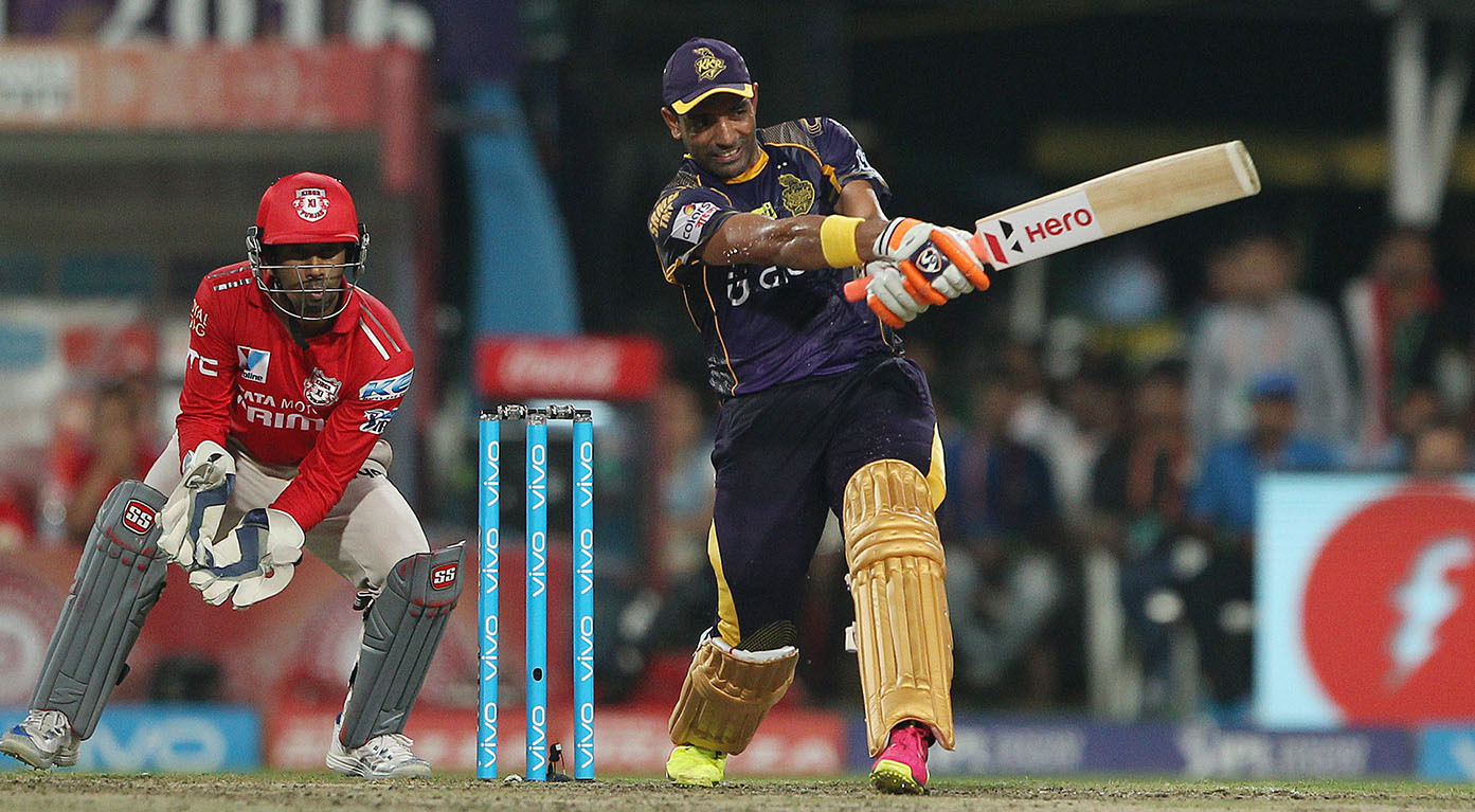 M32: KKR vs KXIP – Robin Uthappa 70