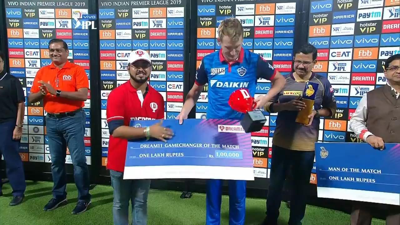 M26: KKR vs DC – Dream11 GameChanger of the Match – Chris Morris background