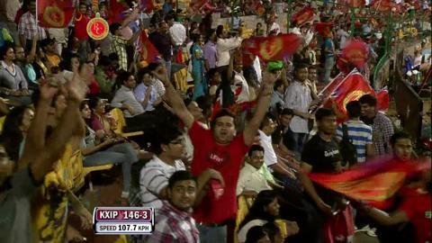 Match 44 RCB vs KXIP – Saini's Wicket
