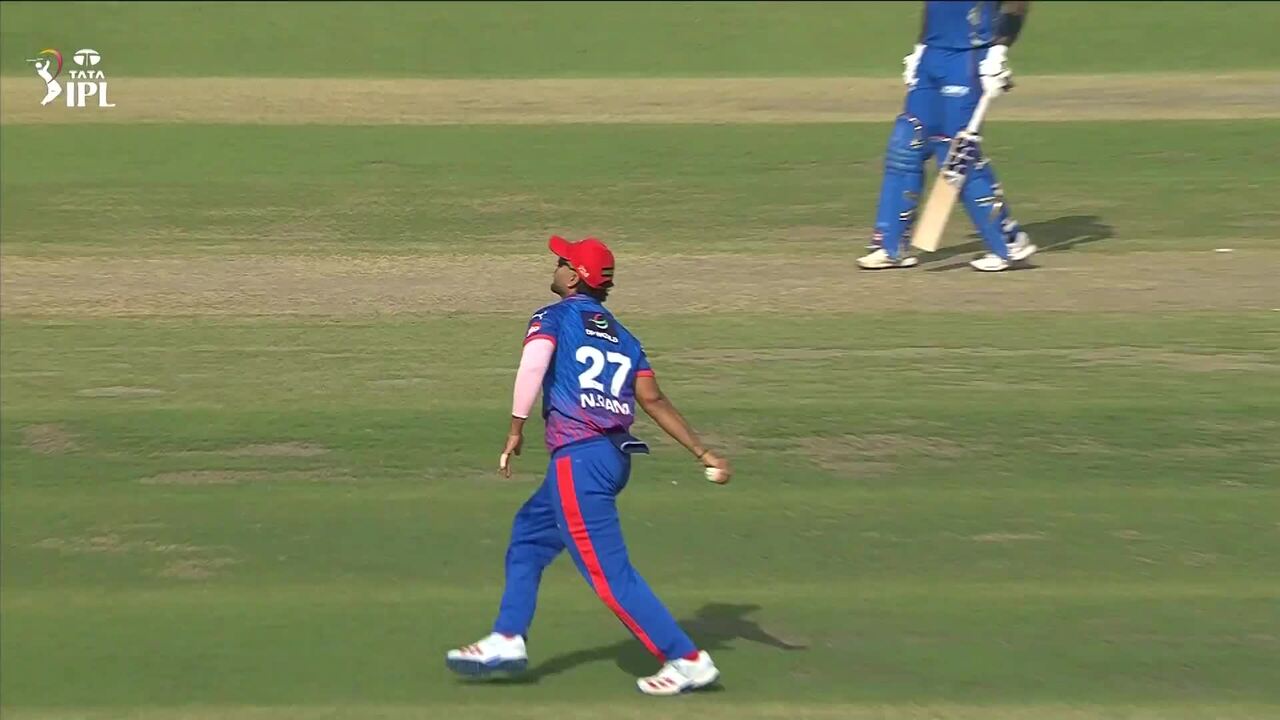 IPL 2026 M08: DC vs MI - Rohit Sharma Wicket