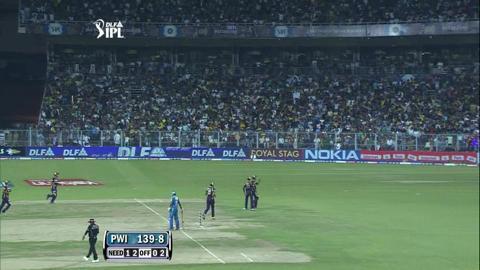 Match 47 KKR vs PWI – Mathews' Wicket