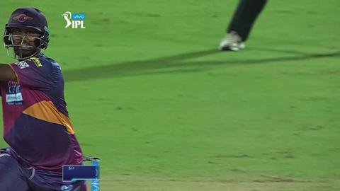 M40: RPS vs SRH – Thisara Perera Six