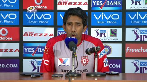 M43: MI vs KXIP – Press Conference – Wriddhiman Saha background