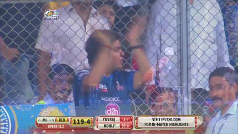 M27: MI vs RCB – Virat Kohli Wicket