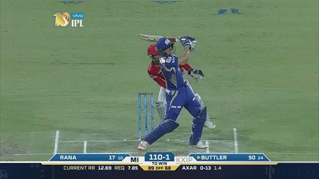 M22: KXIP vs MI – Jos Buttler Six background