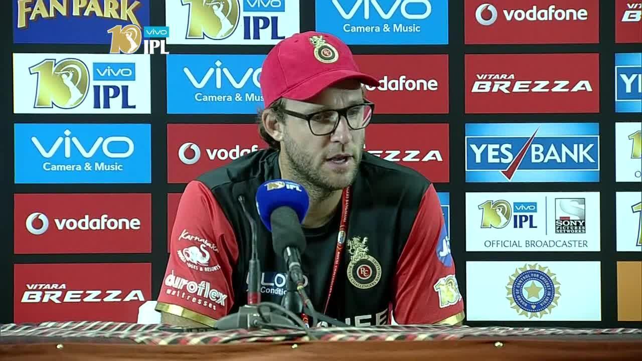 M17: RCB vs RPS – Press Conference – Daniel Vettori background