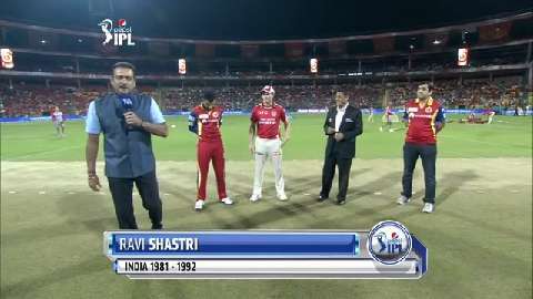 M40: RCB vs KXIP – Toss