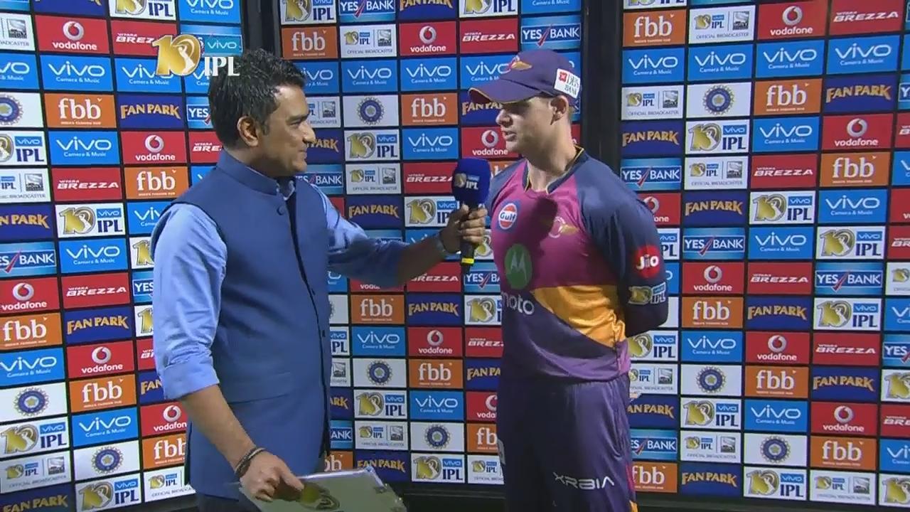 M34: RPS vs RCB – Post Match Presentation background