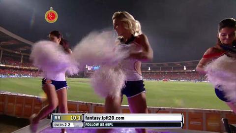 M27: RCB vs RR – Shane Watson Wicket