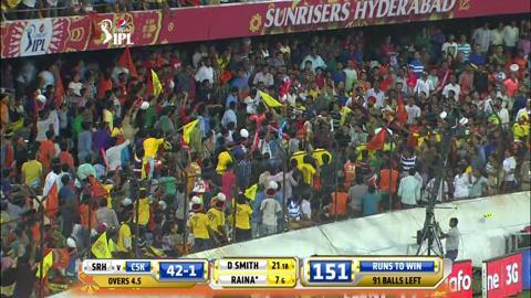 M34: SRH vs CSK – Suresh Raina Six