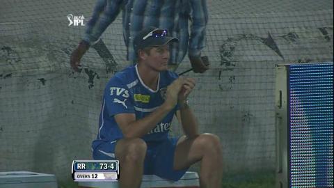 Match 68 DC vs RR – Dravid's Wicket
