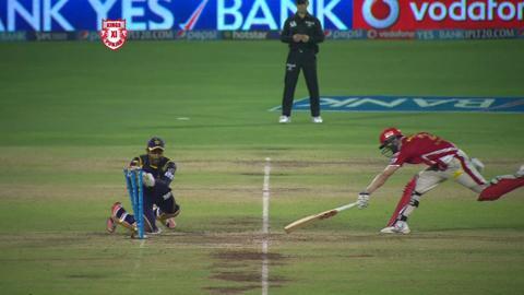 M14: KXIP vs KKR – George Bailey Wicket