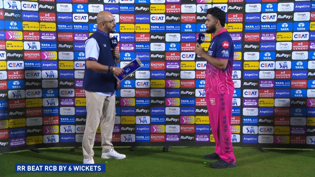 IPL 2026 M16: RR vs RCB - Post Match Presentation