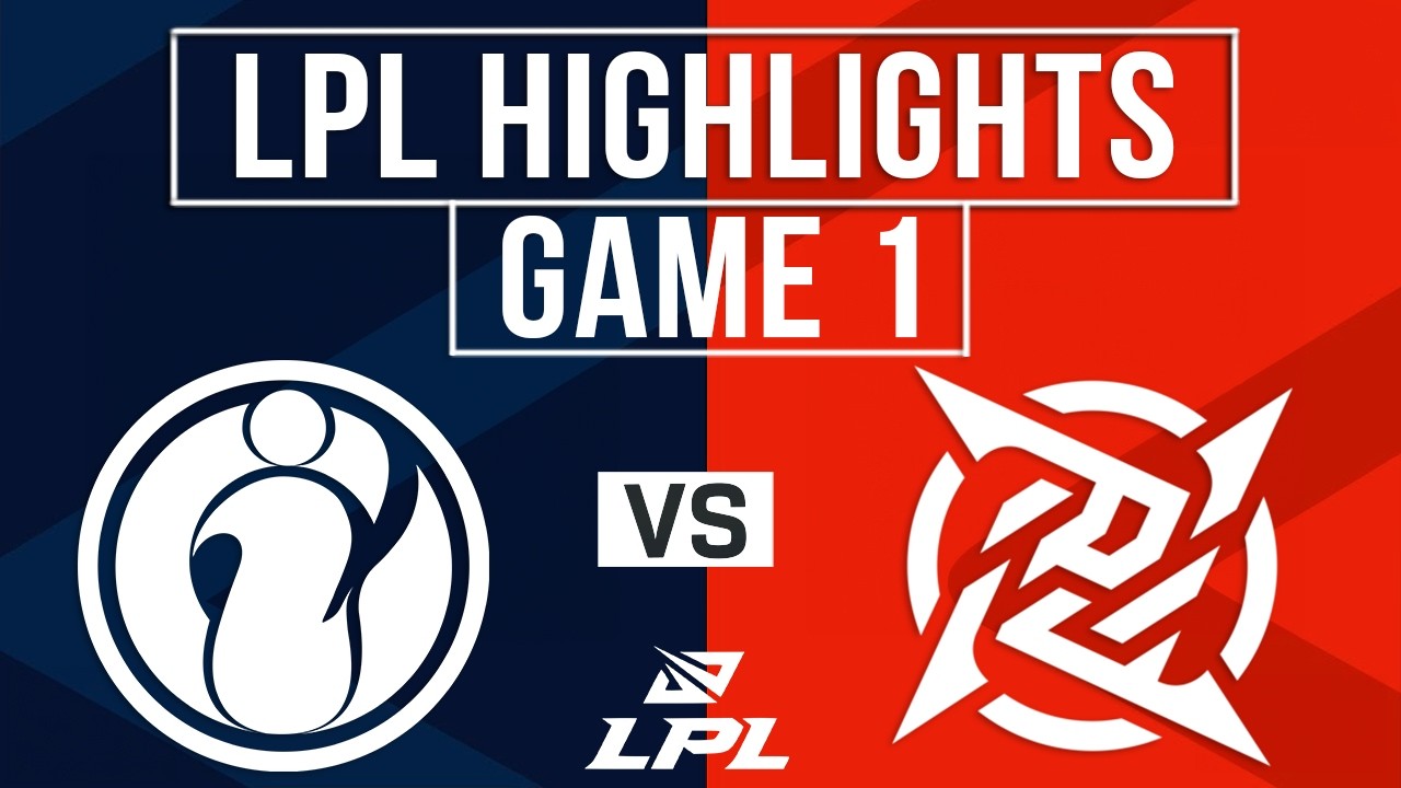 IG vs NIP Highlights Game 1 | LPL 2026 Split 2 | Invictus Gaming vs Ninjas in Pyjamas background