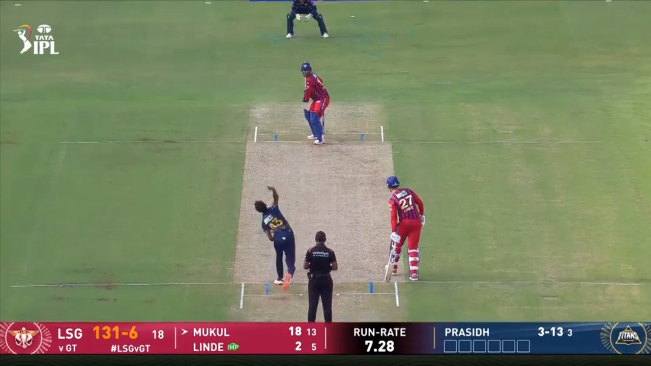 IPL 2026 M19: LSG vs GT - Mukul Choudhary Wicket