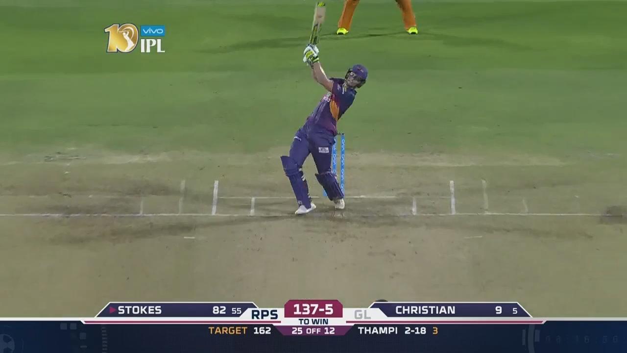 M39: RPS vs GL – Ben Stokes Six