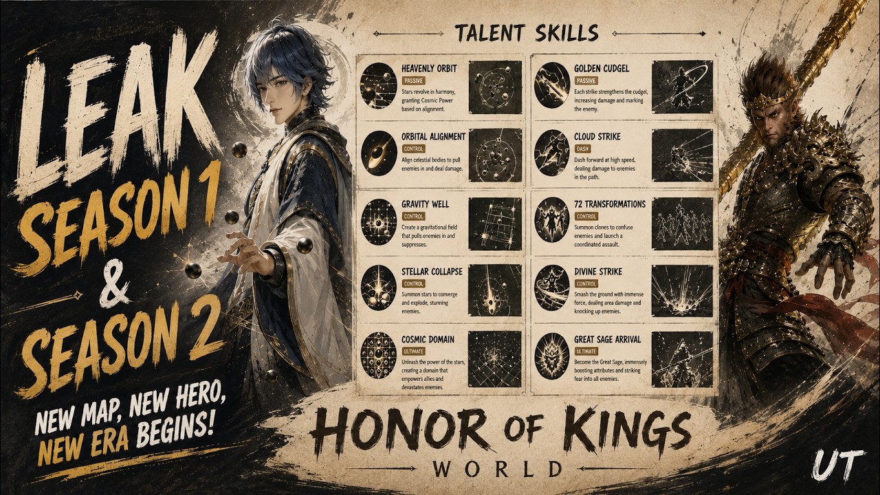 βWhen Li Bai released? LEAK Season 1 & 2 Honor of Kings World π₯ New Hero, New Map