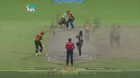 M55: KKR vs SRH – Deepak Hooda Wicket