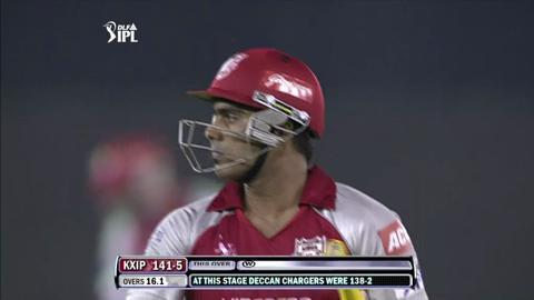 Match 61 KXIP vs DC – Chitnis' Wicket background