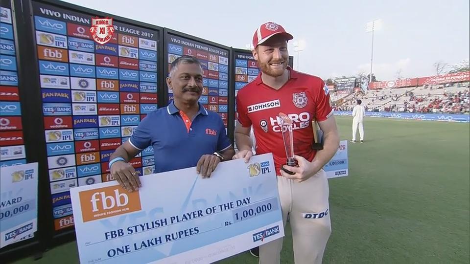 M36: KXIP vs DD – FBB Stylish player of the day – Martin Guptill