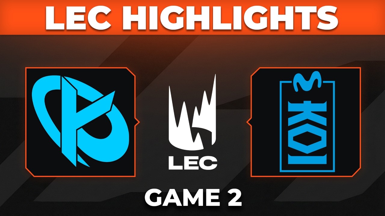 KC vs MKOI Highlights Game 2 | 2026 LEC Spring W7D2 | Karmine Corp vs Movistar KOI by Onivia background