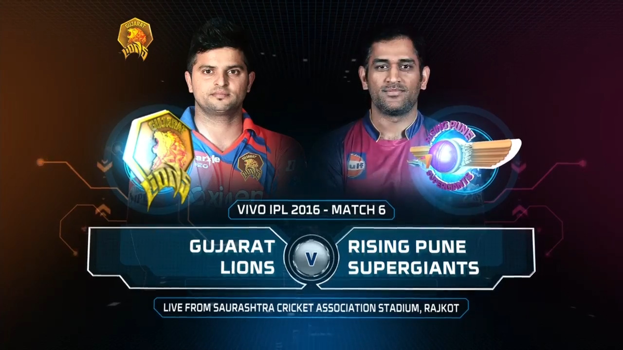 IPL 2016 M06: GL vs RPS – Match Highlights background