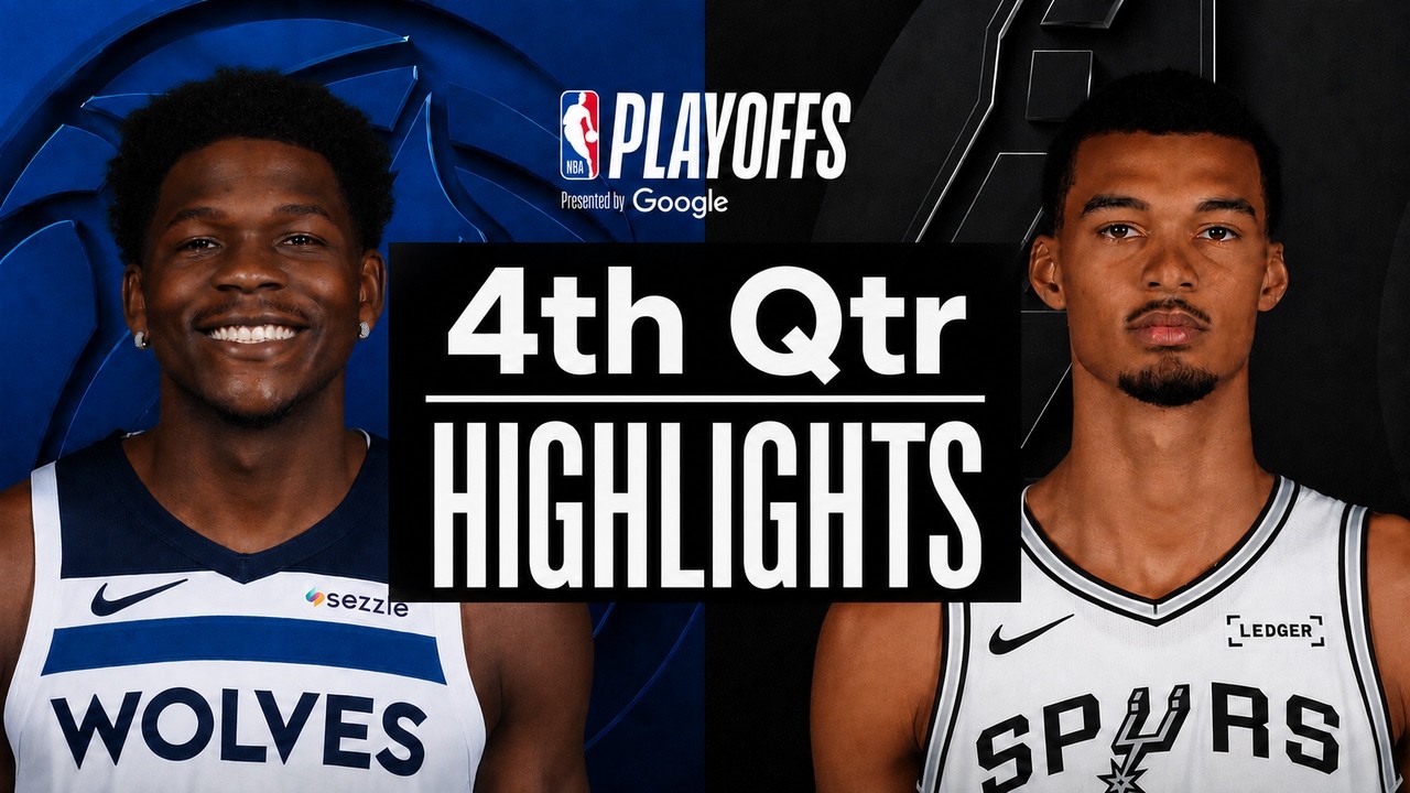 Minnesota Timberwolves vs San Antonio Spurs 4th Qtr Highlights | May 10, 2026 | NBA Playoffs Game 4