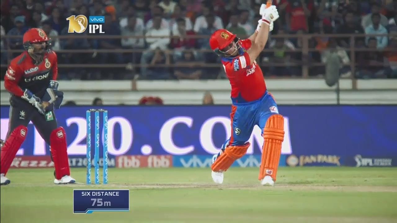 M20: GL vs RCB – Aaron Finch Six