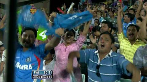Match 47 KKR vs PWI – Mattews' 1st Six