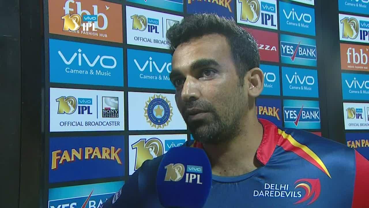 M25: MI vs DD – Zaheer Khan Interview background