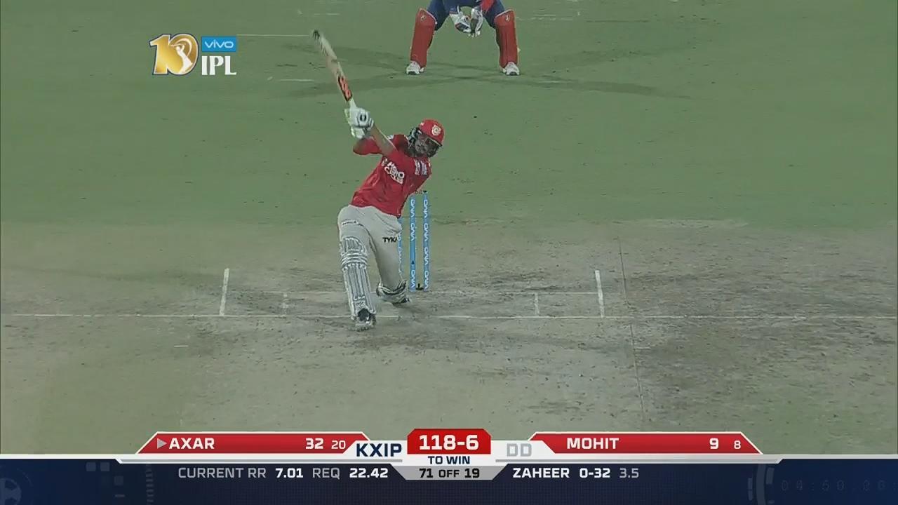 M15: DD vs KXIP – Axar Patel Six