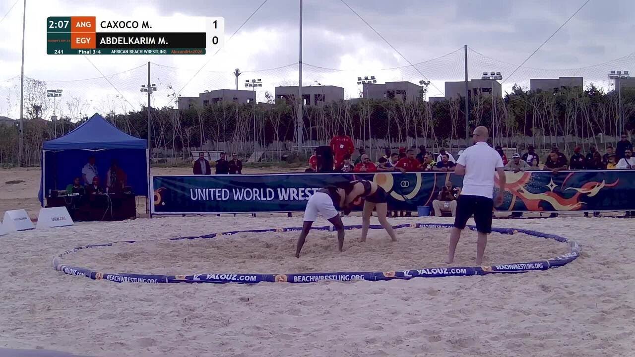 Maria Lando CAXOCO (ANG) vs. Manar Amin Ibrahim Ali ABDELKARIM (EGY) • Final 3-4 • Women's BW 55Kg